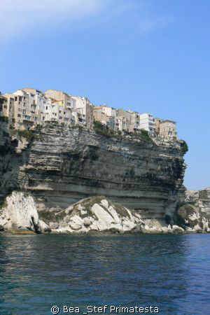 "Upper the Sea". Bonifacio is an old town south of Corsic... by Bea & Stef Primatesta 
