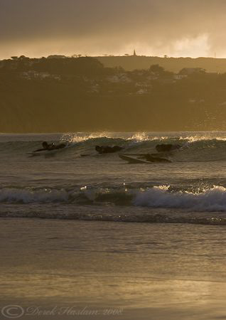 Hayle beach surfers. Cornwall. S5 PRO. 18-200mm. by Derek Haslam 