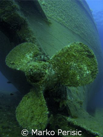 Prop section of the Bratislava wreck. by Marko Perisic 