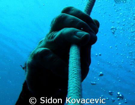 near city of dubrovnik 
diving on totono wreck
 by Sidon Kovacevic 