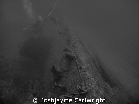 A wide angle shot of the USS Emmons, showing the final bl... by Josh&jayme Cartwright 