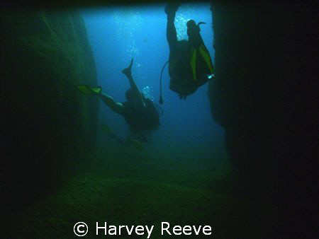 exiting cave by Harvey Reeve 