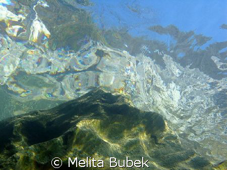 River Soca, 2m depth...1/200s, f/7,1 by Melita Bubek 