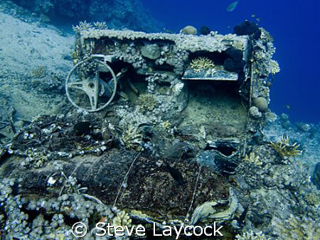 Toyota , on the wreck of the Blue Bell.  Upholstery is st... by Steve Laycock 
