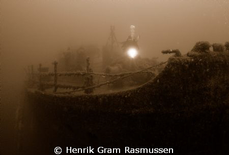 The wreck of "Gudrun" outside Flekkefjord in Norway. This... by Henrik Gram Rasmussen 