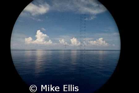 Dead Calm in the "Tong of the ocean" Bahamas through a pa... by Mike Ellis 