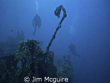 The bow of P-Buoy Kwajalein Atoll by Jim Mcguire 