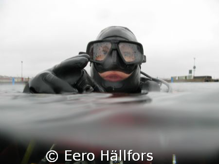 Taken in Lysekil Sweden just going under water by Eero Hällfors 