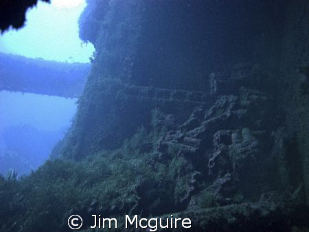 The aft hold of K5 Side wreck........it is still full of ... by Jim Mcguire 
