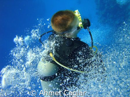 My body IAN under 20 meters in Sharm by Ahmet Caglar 