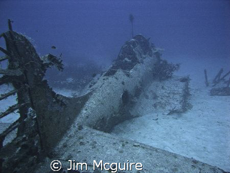Douglas Dauntless Dive bomber Kwajalein Lagoon Roi Namur ... by Jim Mcguire 
