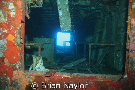 HMAS SWAN inside the control room by Brian Naylor 