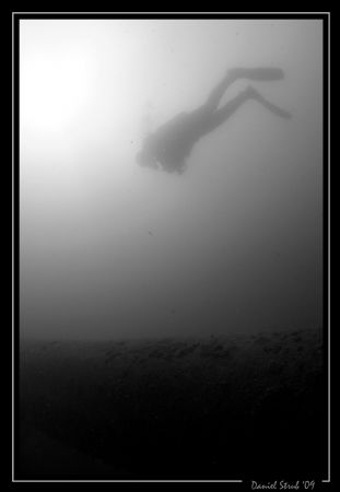 Diver in the Lake Neuchâtel by Daniel Strub 