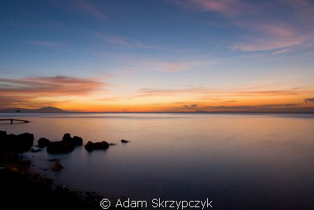 Post sunset, long exposure - from the shores of Anilao by Adam Skrzypczyk 