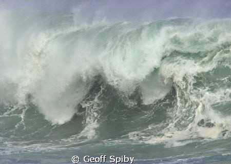 a huge storm with big seas hit our coast this weekend-no ... by Geoff Spiby 
