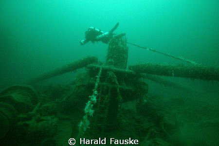 available light picture of one the loading winches on the... by Harald Fauske 