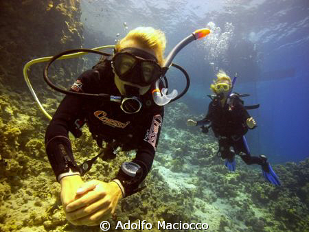 Anya & her student.
Eagle Ray Bay.
Sharm el Sheikh by Adolfo Maciocco 