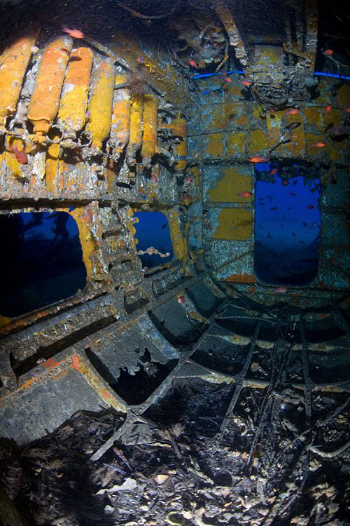Wreck of a Heinkel HE-111 - Corsica. by Jim Garland 