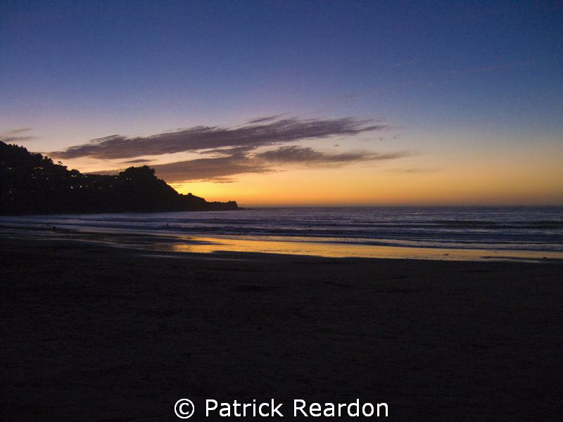 Sunset image taken on the beach near Pacifica, California. by Patrick Reardon 