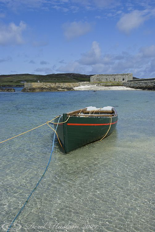 Boat on Inishbofin. S5PRO, 18-200mm. by Derek Haslam 