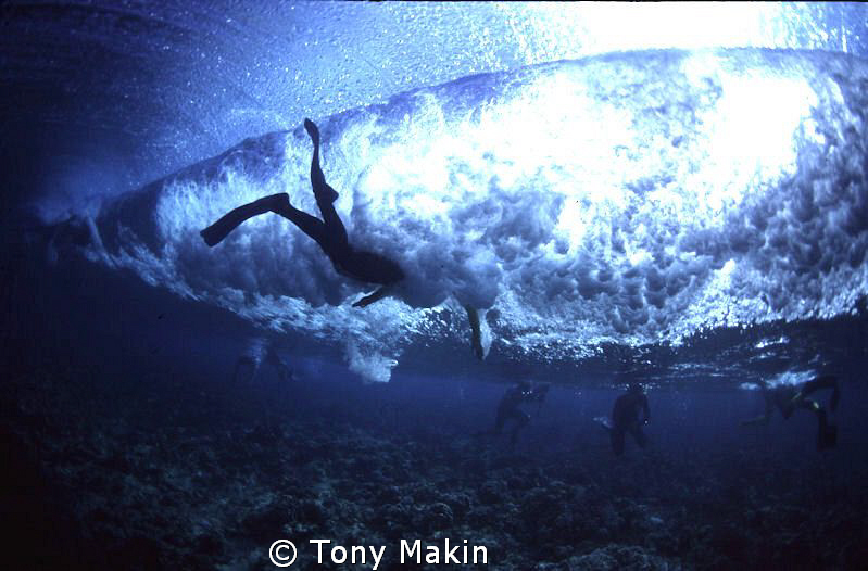 Body surfing by Tony Makin 