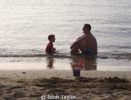 Dusk on the beach at St Lucia, following my introduction ... by John Taylor 