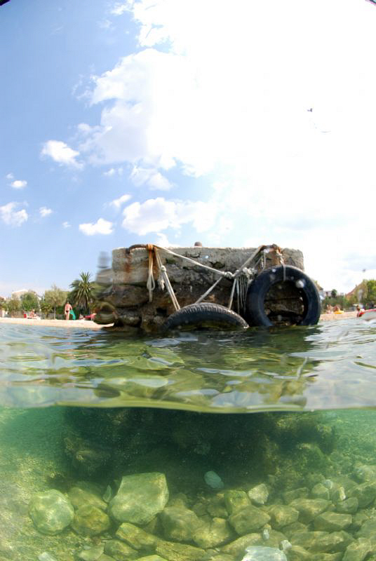 Diving from Beach Bosana in Biograd na moru / Croatia. by Andy Kutsch 