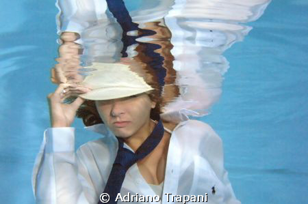 playing with props in a pool... by Adriano Trapani 