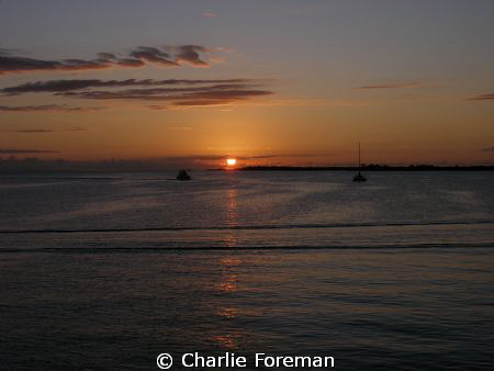 PERFECT ENDING TO A GREAT DAY OF DIVING!!!
TAKEN AT SUNS... by Charlie Foreman 