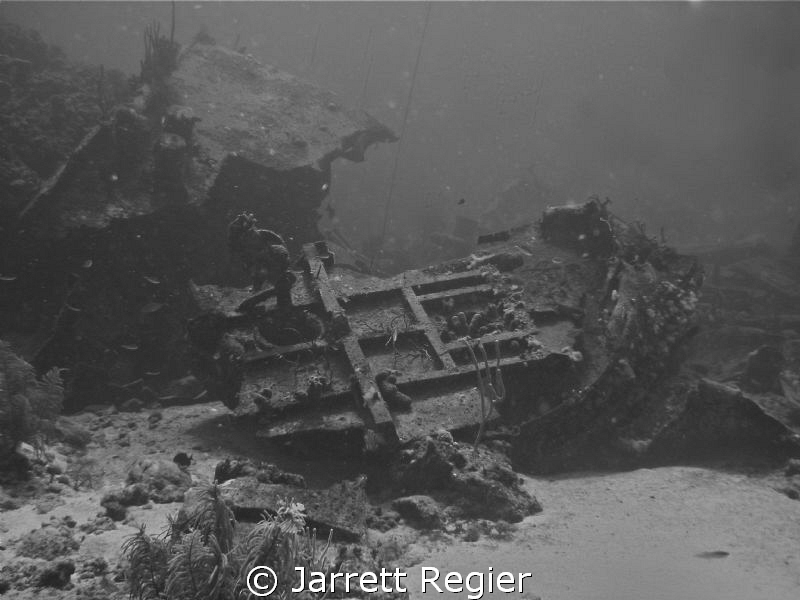 Oro Verde Shipwreck. B&W by Jarrett Regier 