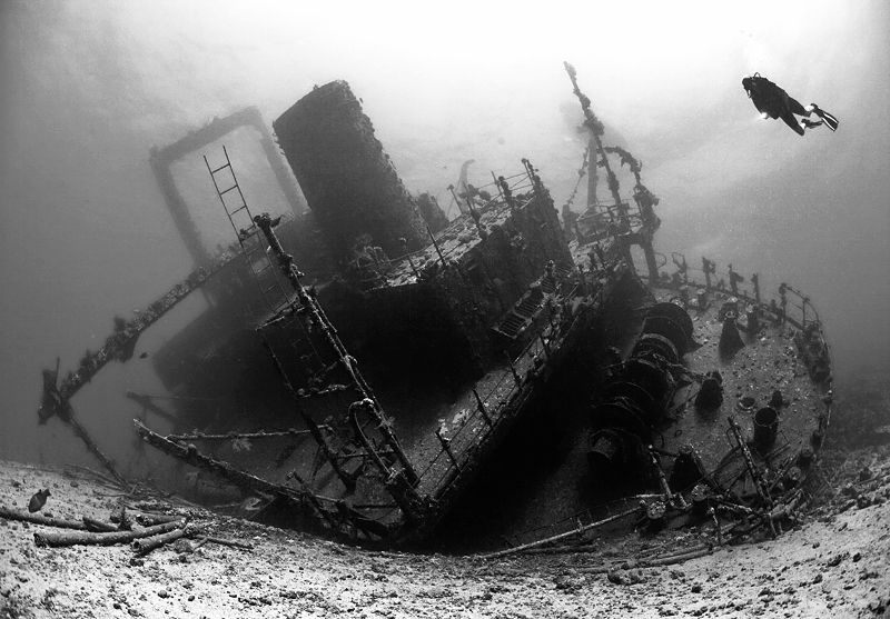Wreck of the Giannis D, Red Sea, Egypt. by Jim Garland 