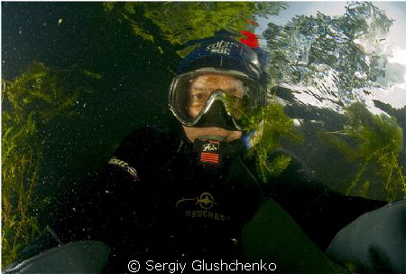 Lake Bajkal. Underwater Tchyvyrkui Bay by Sergiy Glushchenko 