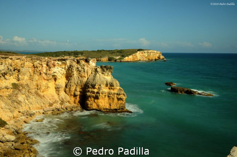 Panoramic view of the ocean from Cabo Rojo Lighthouse in ... by Pedro Padilla 