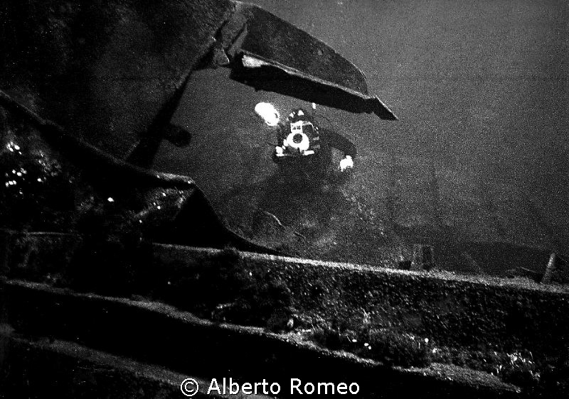 In 1980's I and my team explored some wreks in little isl... by Alberto Romeo 