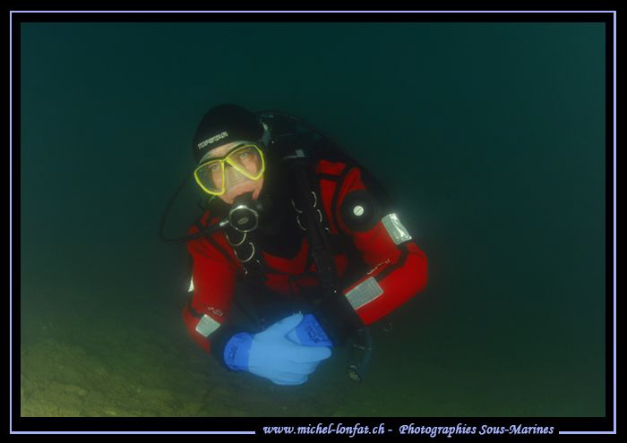 Diving one of our Freshwater lakes not far from home with... by Michel Lonfat 