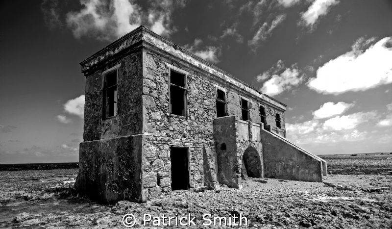 The old Coast Guard Station , Boka Spelonk ,Bonaire. by Patrick Smith 