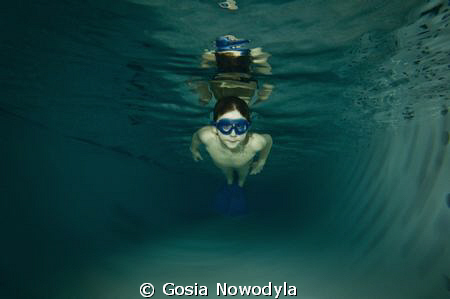 Late night swimming and no school tomorrow!  This is what... by Gosia Nowodyla 