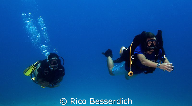 The difference between a "normal air" scuba diver and a s... by Rico Besserdich 