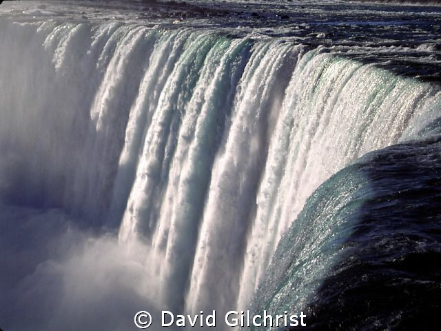 At the brink. Niagara Falls, Ontario. by David Gilchrist 