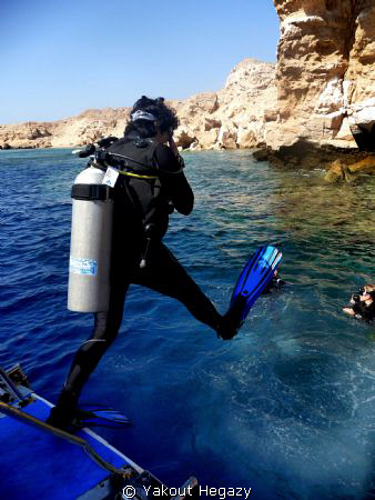 start diving at Ras mohamed-Egypt by Yakout Hegazy 