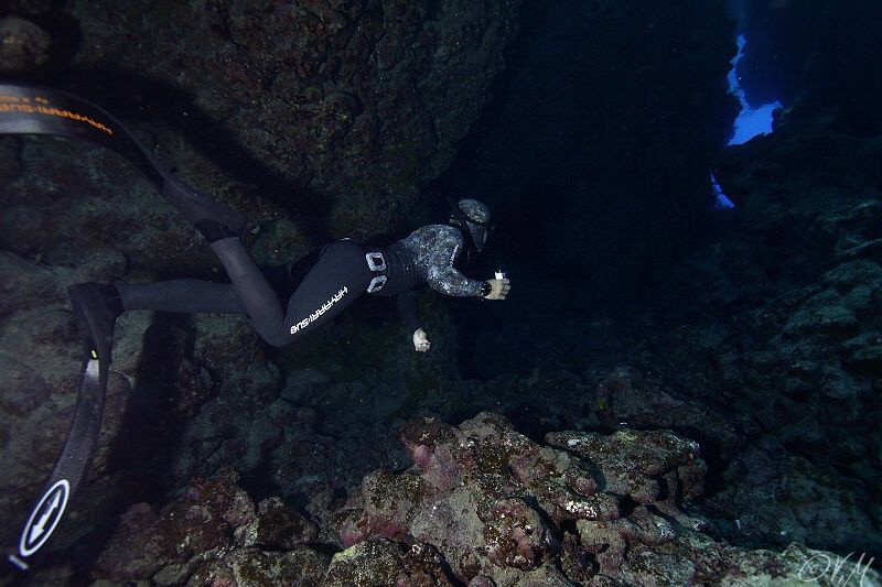 Caves freediving by Veronika Matějková 