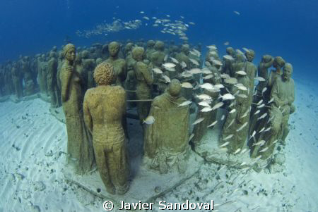 MUSA underwater museum Cancun by Javier Sandoval 
