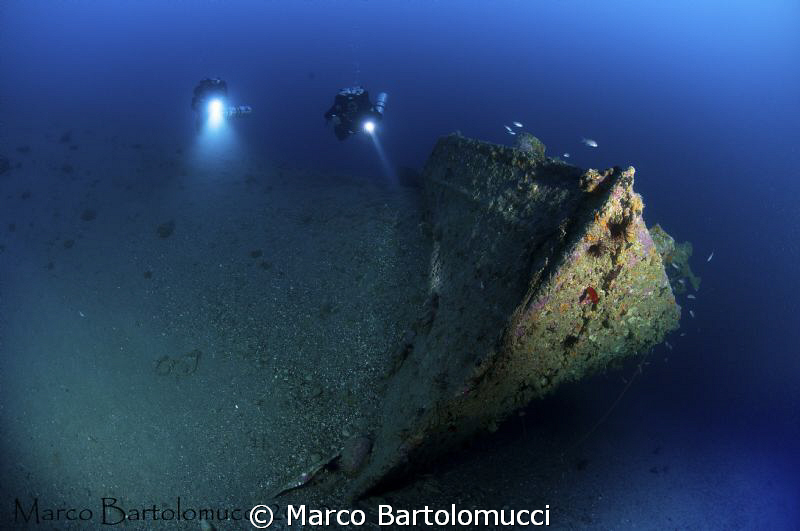 A little  but beautifull ww2 german  wreck in the Ionian ... by Marco Bartolomucci 