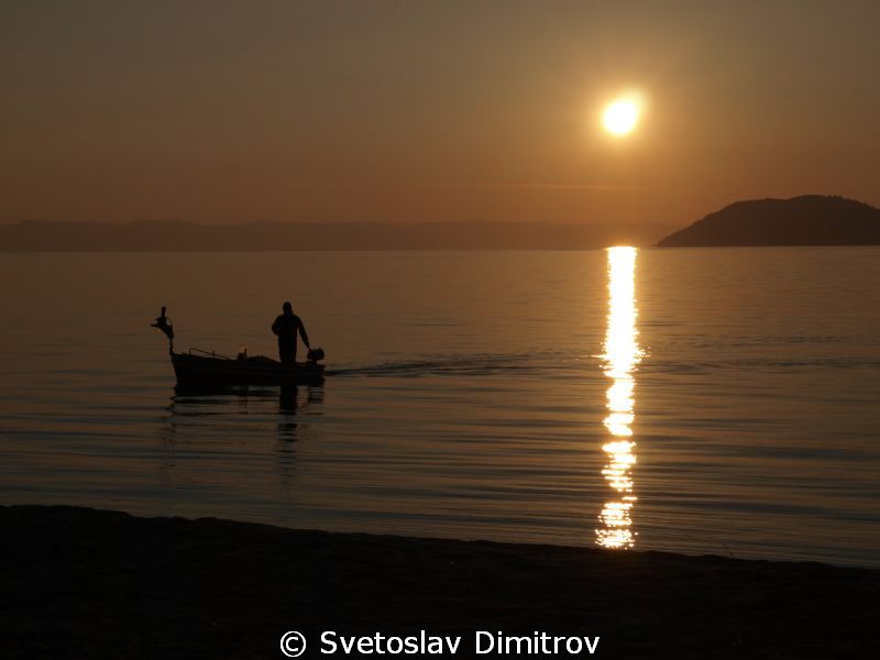 First sunset for 2011 at Chalkidiki, Greece by Svetoslav Dimitrov 