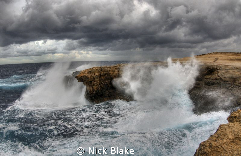 Storm over Gozo.
We lost 2 out of 4 days for diving on a... by Nick Blake 