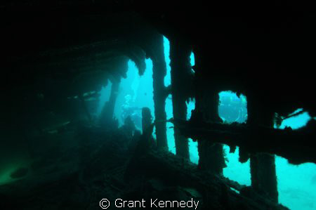 Wreck of the HMS Mauri, near the fort of St. Elmo, Malta by Grant Kennedy 