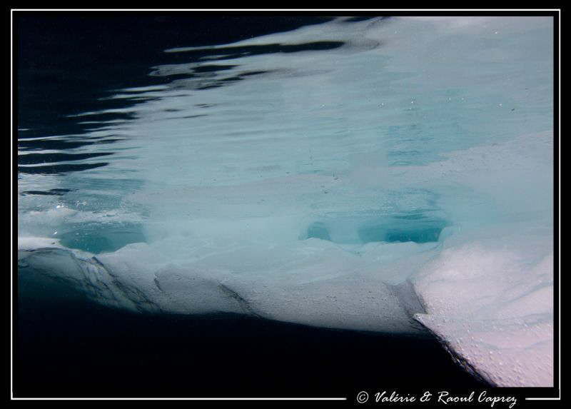 Icy abstraction by Raoul Caprez 