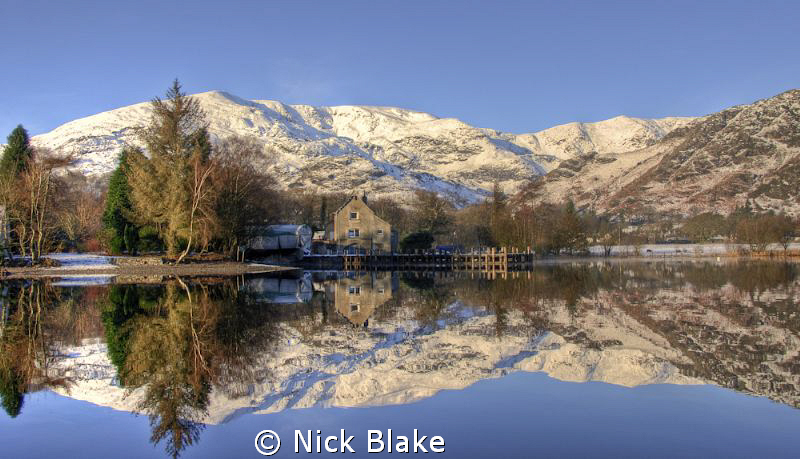 Lake Coniston taken from the John Ruskin launch on a cris... by Nick Blake 
