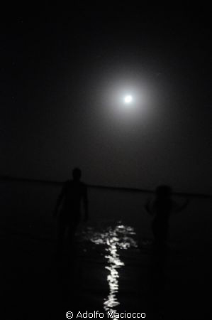 Moonlight @ Ras Mohamed by Adolfo Maciocco 