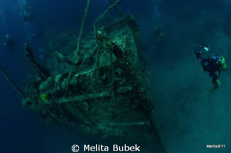 Wreck Lina, island Cres, Croatia...Nikond90, Tokina 10-17mm by Melita Bubek 